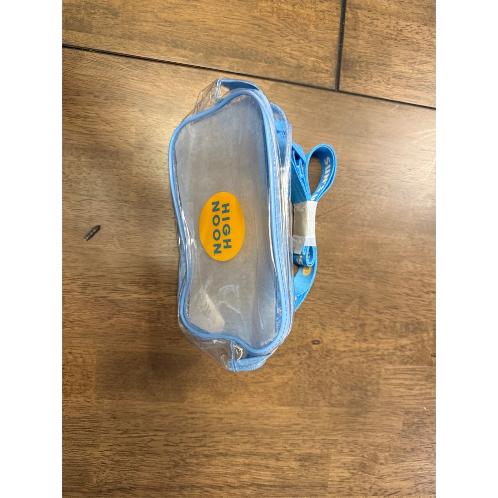 High Noon Sun Up Clear Belt Bag Blue Stadium Approved Fanny Pack Adjustable